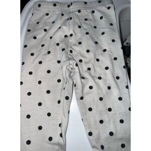 Cozy Cub Baby Girl Grey with Black Polka Dot Leggings
